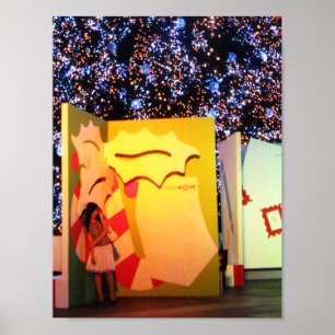 Poster Cartão de Natal Gigante em Bangkok, Tailândia