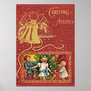 Poster Cartão de Natal na Áustria