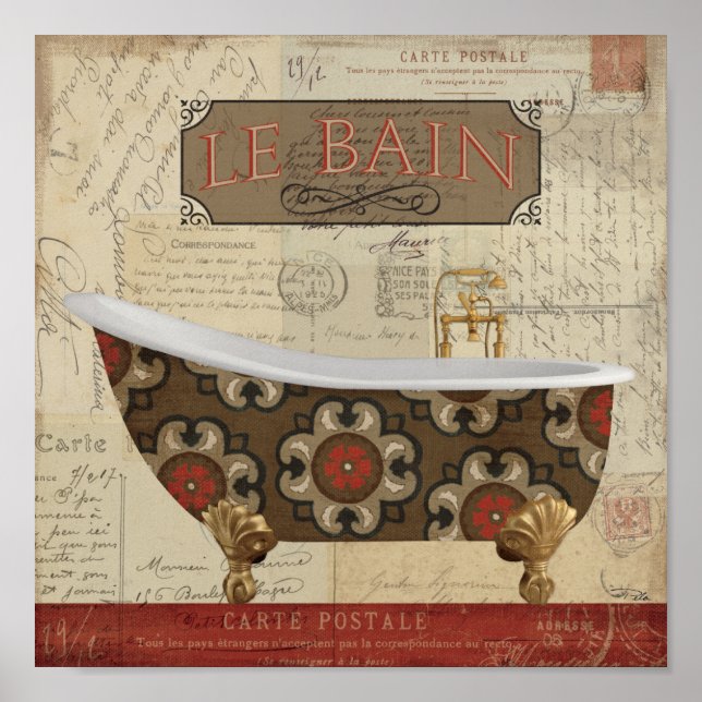 Pôster Cartão-postal Bath (Frente)