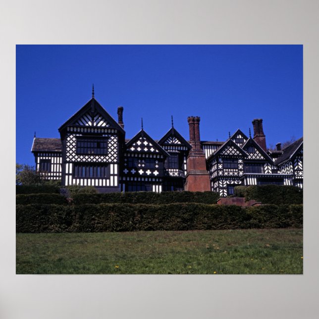 Poster Cartão-postal Bramall Hall Cheshire (Frente)