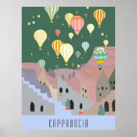 Cartão Postal Da Cappadocia | Sonho de Balão de Ka
