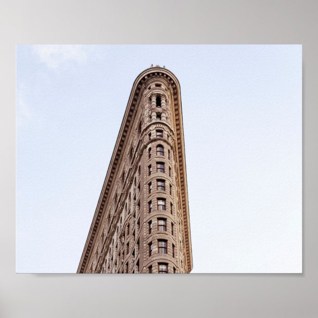 Poster Cartão postal de construção flatiron (Frente)
