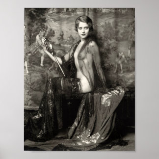 Poster Cartão postal francês no início dos anos 1900