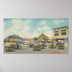 Poster cartão postal vintage ~Ye Olde Tavern ~Myrtle Bea