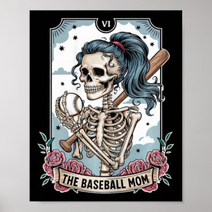 Poster Cartão Tarot Mãe Bysebyll Esqueleto Bysebyll Mãe M