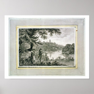 Poster Cartão telefónico de Humphrey Repton, gravado po