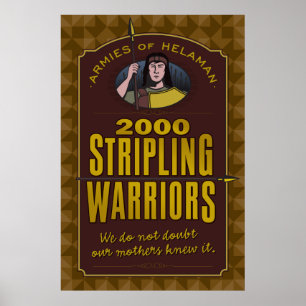 Pôster Cartaz 2000 dos guerreiros do Stripling