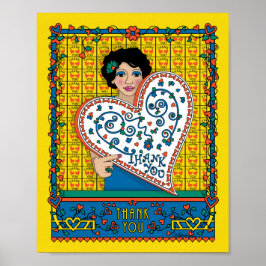 Pôster Cartaz 8x10 Obrigado