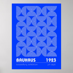Poster Cartaz Abstrato da Exposição Bauhaus 1923