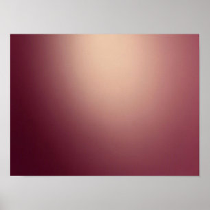 Poster Cartaz Abstrato Gradiente Suave Rosa Bege Borgonha