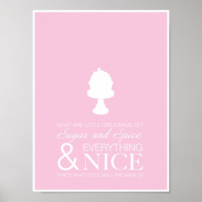 Pôster Cartaz Açúcar & Especiarias (Frente)