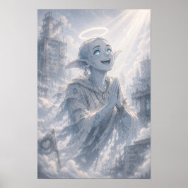 Poster Cartaz Alegria / Anjo / Céu