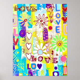 Poster Cartaz Amor 18 x 24