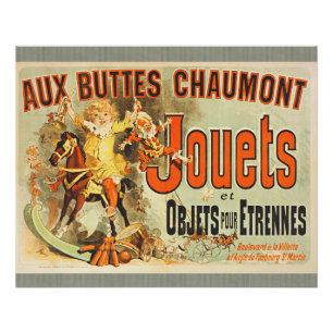 Pôster Cartaz Antigo Amigos do Brinquedo Francês Joets