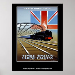 Pôster Cartaz Antigo Orient Express