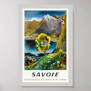 Poster Cartaz Antigo Savoie França 1946