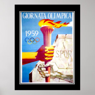 Pôster Cartaz Antigo Tocha de ESPORTES