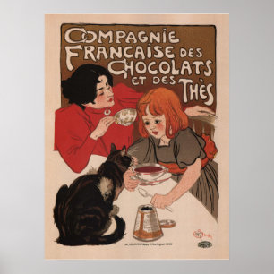 Poster Cartaz - Anúncio de Chocolate Retro