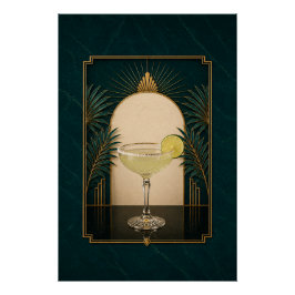 Pôster Cartaz Art Deco de Margarita | Arte de Bar