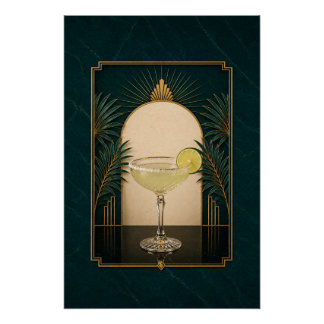 Pôster Cartaz Art Deco de Margarita | Arte de Bar