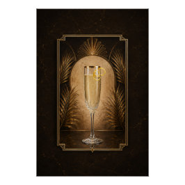 Pôster Cartaz Art Déco French 75 | Arte de Bar