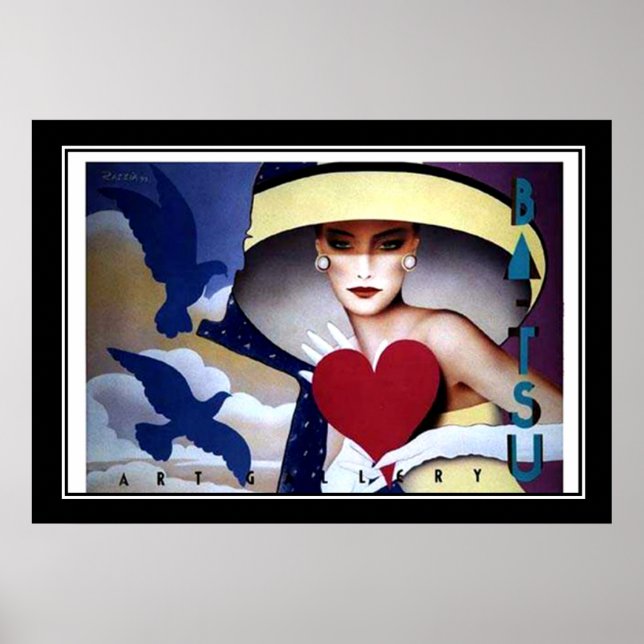 Poster Cartaz Art Déco Vintage (Frente)