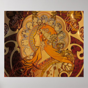 Poster Cartaz Art Nouveau