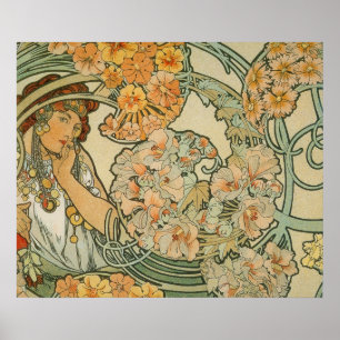 Poster Cartaz Art Nouveau