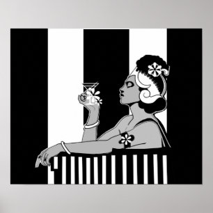 Poster Cartaz Arte Deco Vintage