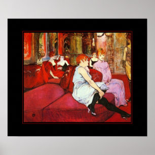 Poster Cartaz Artistas Famosos Henri de Toulouse Lautrec
