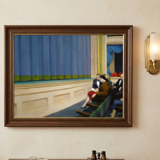 Poster cartaz artístico vintage de Edward Hopper