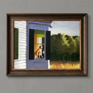 Poster cartaz artístico vintage de Edward Hopper