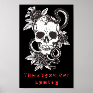 Poster 🩸👻Cartaz Assustador de Halloween