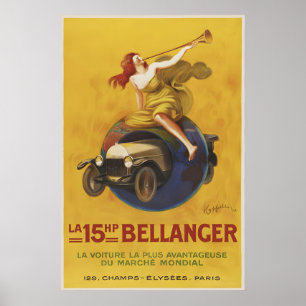 Poster Cartaz Automóvel Bellanger