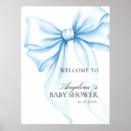 Poster Cartaz Baby showerv arco delicado.