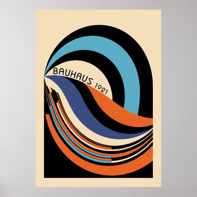 Poster Cartaz Bauhaus (Frente)