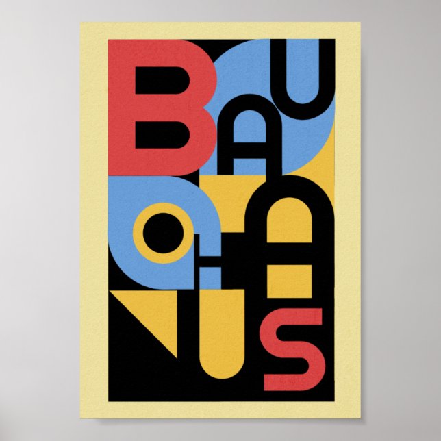 Poster Cartaz Bauhaus (Frente)