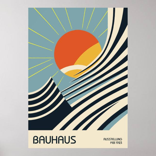 Poster Cartaz Bauhaus (Frente)