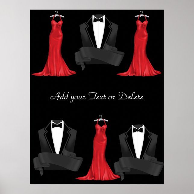Poster Cartaz Black Tie Carla (Frente)