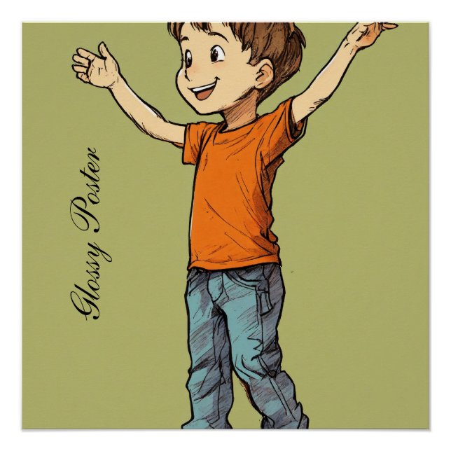 Pôster Cartaz Brilhante (Frente)