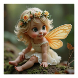 Pôster Cartaz Brilhante da Rosalia Fairy