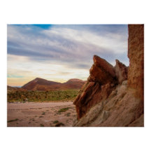 Cartaz Brilhante Desert Rock | Decoração do Sudoes