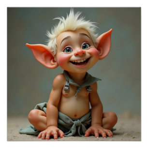 Pôster Cartaz Brilhante do Hodge Baby Troll