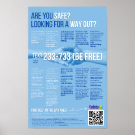 Poster Cartaz CA SB1193 - 5 Idiomas (Inglês/Espanhol/Chin