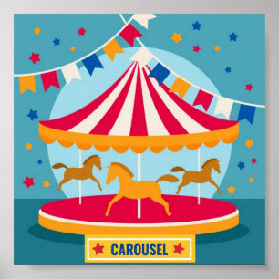 Poster Cartaz - Carrossel