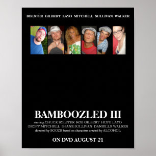 Poster Cartaz cinematográfico BAMBOOZLED de 3 oficiais