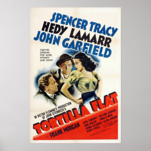 Pôster Cartaz cinematográfico liso da tortilha