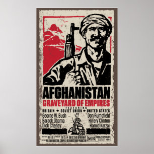 Pôster Cartaz cinematográfico pacífico de Afeganistão