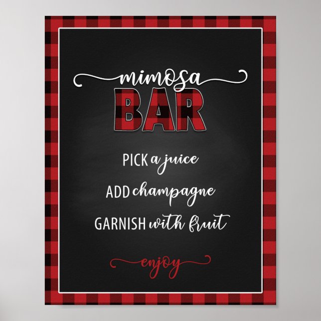 Poster Cartaz/Cletra de 8x10 do Mimosa Bar Flannel Fling (Frente)