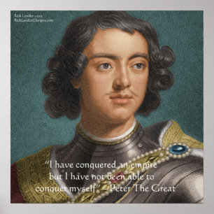 Poster Cartaz "Conquistar a Mim Mesmo" de Pedro, O Grande